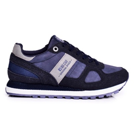 Dámské sportovní boty Tenisky Big Star Navy Blue GG274676 námořnická modř modrý šedá