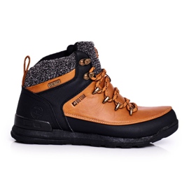 Dámské trekové boty Big Star Camel GG274619 černý žluť