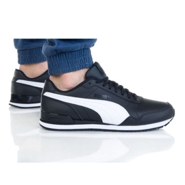 Boty Puma St Runner V2 Full L 365277 11 bílý černý