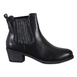 Ideal Shoes Klasické nazouvací boty černá