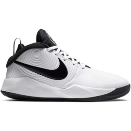 Dětské boty Nike team Hustle D 9 Gs bílé AQ4224 100 bílý černý bílý