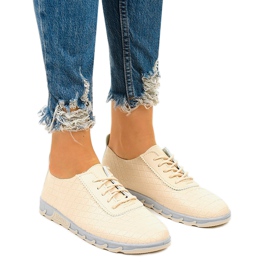 Béžové tenisky JH8686-3 béžový Béžové tenisky JH8686-3 béžový