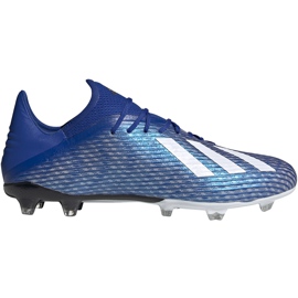 Kopačky Adidas X 19.2 Fg modré EG7128 modrý modrý