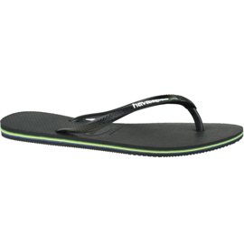 Žabky Havaianas Slim Brasil 4140713-0090 černá Žabky Havaianas Slim Brasil 4140713-0090 černá