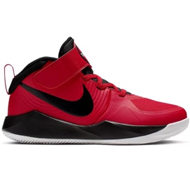 Dětská obuv Nike Team Hustle červená AQ4225 600 červený