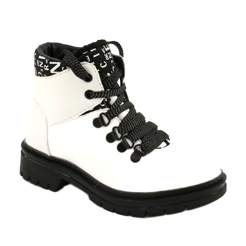 Tisk Módní bílé boty Evento 20DZ60-3232 bílý černá