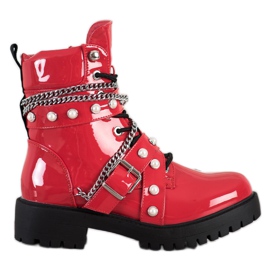 Seastar Lakovaní rudí dělníci červený