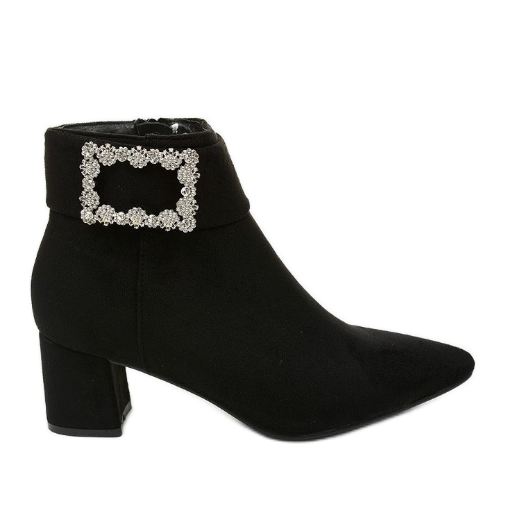 Černé kotníkové boty se zapínáním na zip Antipodes černá