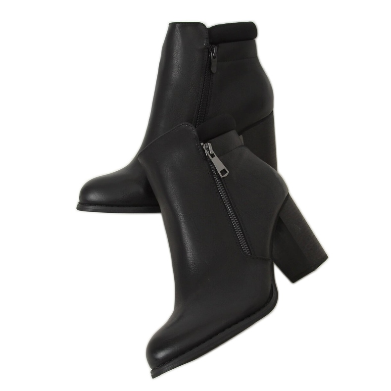 Černá 4599 Černá vysoké podpatky