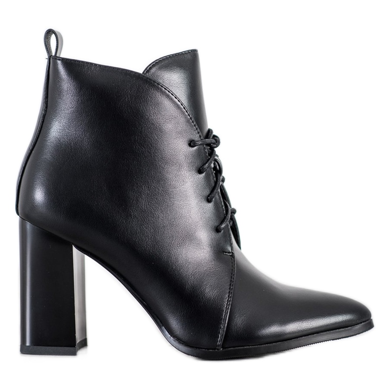 Goodin Elegantní šněrovací boty černá
