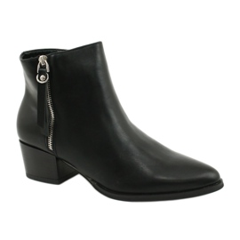 Zimní boty na zip Jezzi 20BT35-3028 černý