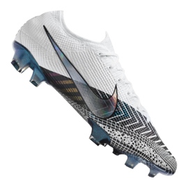 Kopačky Nike Vapor 13 Elite Mds Fg M CJ1295-110 námořnická modrá, bílá, šedá / stříbrná bílá