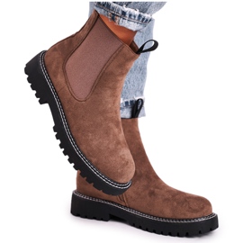 Ideal Dámské chelsea boty Khaki Resist zelený
