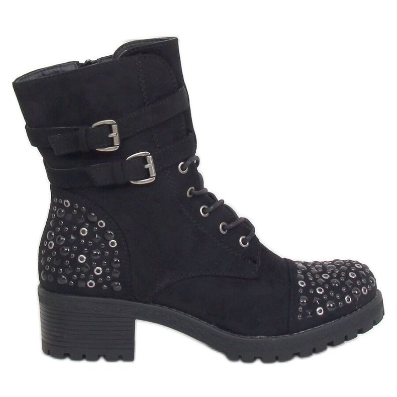 Černé pracovní boty 88063 černé černá