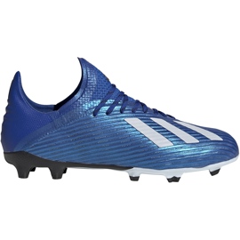 Adidas X 19.1 Fg Jr modré kopačky EG7164 modrý modrý