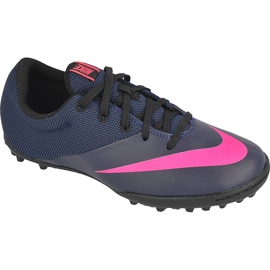 Boty Nike MercurialX Pro Jr Tf 725239-446 válečné loďstvo vícebarevný