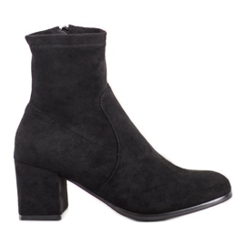 Evento Boty na vysokém podpatku černá Evento Boty na vysokém podpatku černá