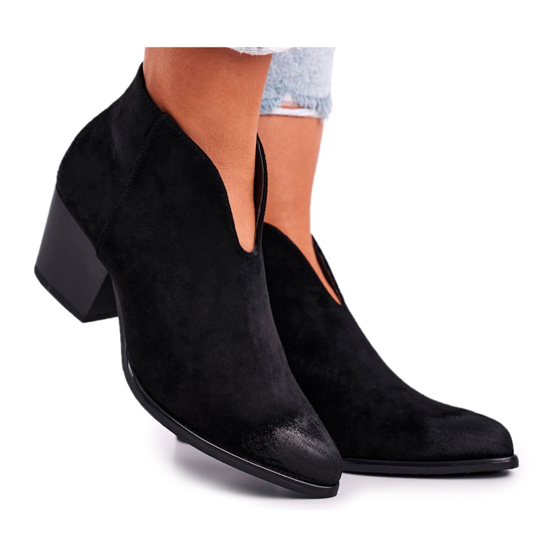 Vinceza Dámské boty se střihem černé Nejlepší volba černá