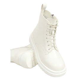 ID01 Bílé boty na vysoké podrážce bílý