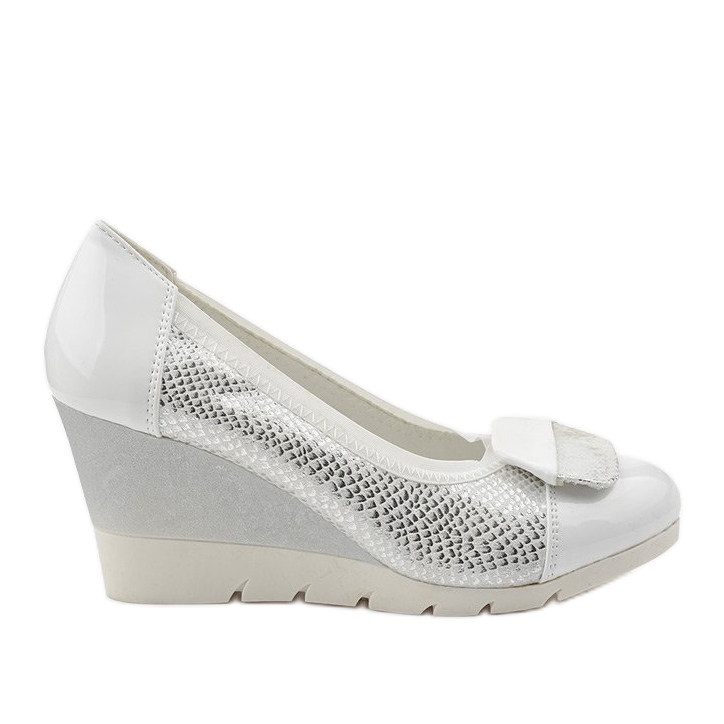 Stříbrné lodičky na klínové patě Downreaver stříbrný