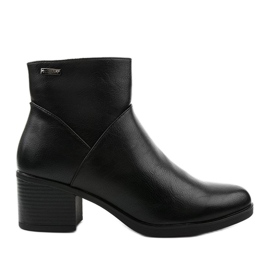 Černé zateplené boty se zipem Suncutter černý