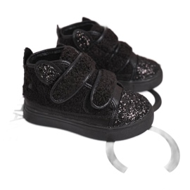 FRROCK Dětské tenisky High Warm Black Clifford černá FRROCK Dětské tenisky High Warm Black Clifford černá