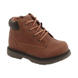 Apawwa Dětské chlapecké hnědé kozačky Moa boots hnědý Apawwa Dětské chlapecké hnědé kozačky Moa boots hnědý