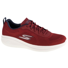 Skechers Go Run Fast-Quake M 55106-BURG červený