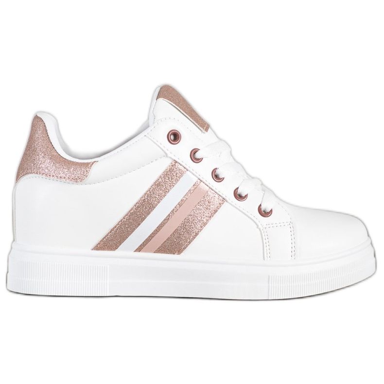 SHELOVET Sportovní obuv na klínku bílý