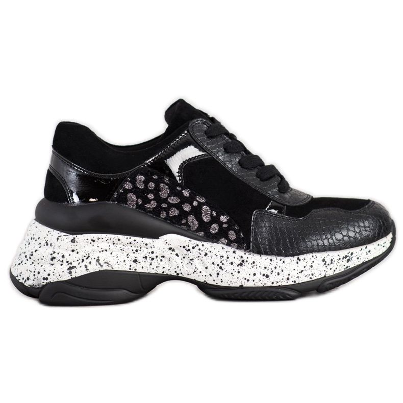 SDS Černé tenisky černá