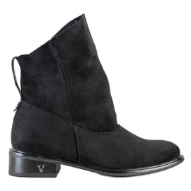 Gogo Boty se širokým svrškem černý