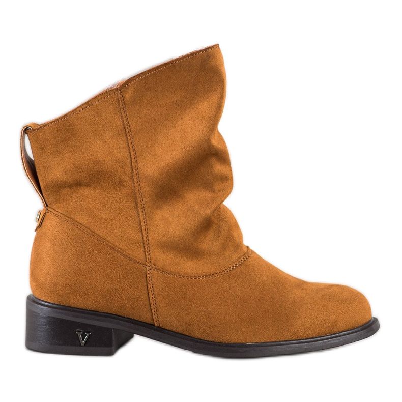 Gogo Boty se širokým svrškem hnědý