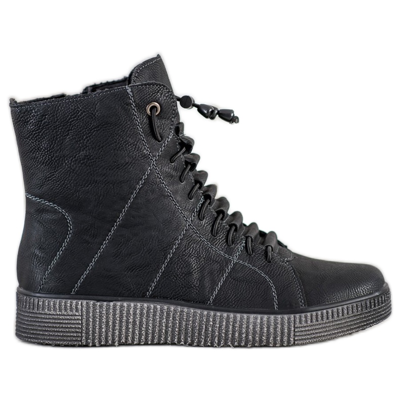 SHELOVET Black Workers On Paltform černá