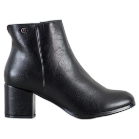 J. Star Teplé boty s eko kůží černý