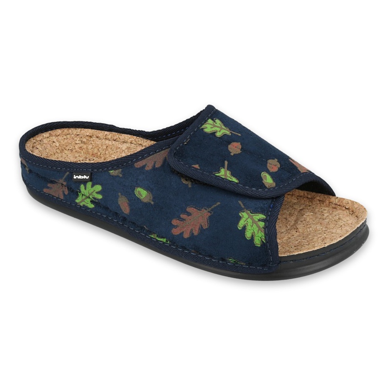 Befado Dámská obuv Inblu 155D115 námořnická modrá zelená