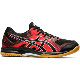 Pánské volejbalové boty Asics Gel Rocket 9 černo-červené 1071A030 003 černý