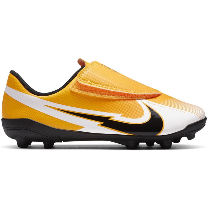 Kopačky Nike Mercurial Vapor 13 Club Mg PS (V) Jr AT8162 801 žlutá žlutá