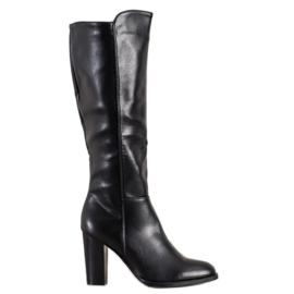 Seastar Ekologické kožené boty černý