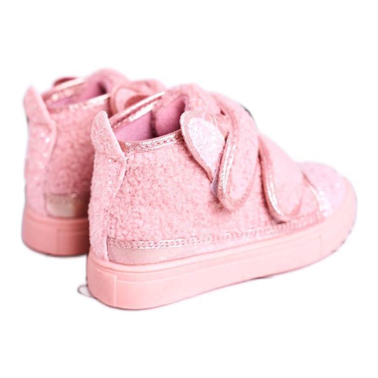 FRROCK Dětské tenisky High Warm Pink Clifford růžový