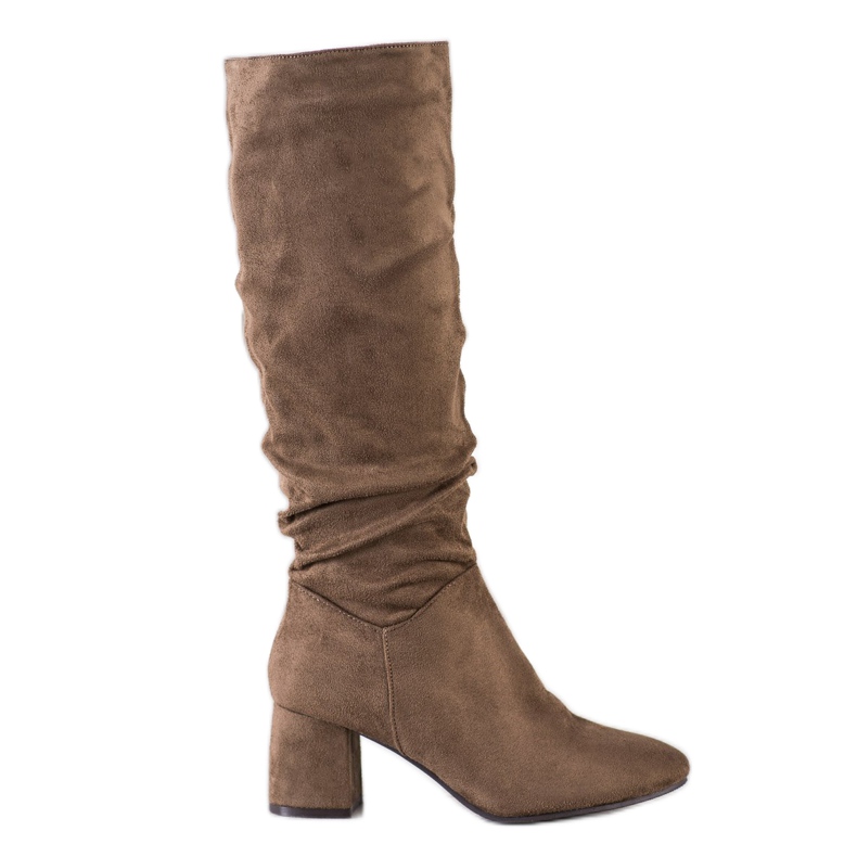 Flyfor Semišové boty khaki