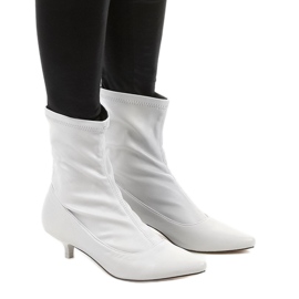 Šedé vysoké podpatky s ponožkou Ragemour šedá