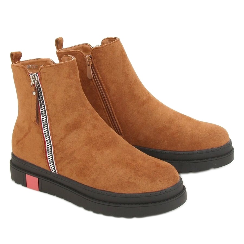 Velbloudí ploché boty Camel NS150P hnědý