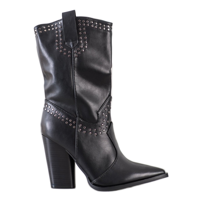 Seastar Kovbojské boty ve špice černá