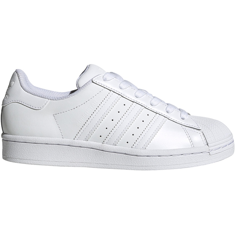 Bílé dětské boty Adidas Superstar J EF5399 bílý
