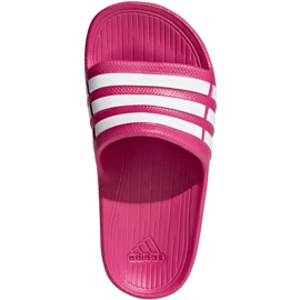 Růžové pantofle Adidas Duramo Slide K G06797 růžový