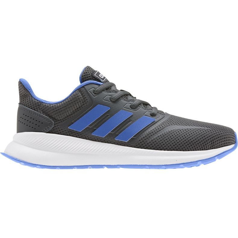 Dětské boty Adidas Runfalcon K šedo modré EE4670 modrý šedá