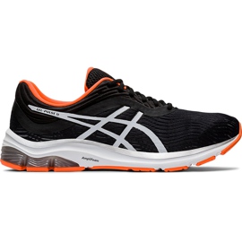 Pánské běžecké boty Asics Gel Pulse 11 černé a oranžové 1011A550 003 černá Pánské běžecké boty Asics Gel Pulse 11 černé a oranžové 1011A550 003 černá