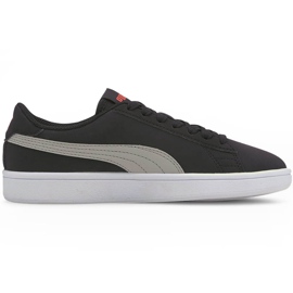 Dětské boty Puma Smash v2 Buck Jr. černé 365182 19 černá Dětské boty Puma Smash v2 Buck Jr. černé 365182 19 černá