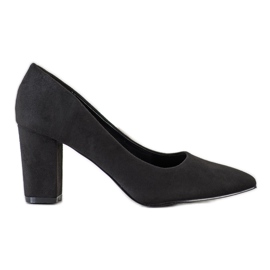 Renda Černá Pumpy Na Sloupu