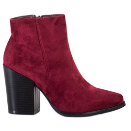 Marquiz Boty Na Širokém Sloupku červené Marquiz Boty Na Širokém Sloupku červené